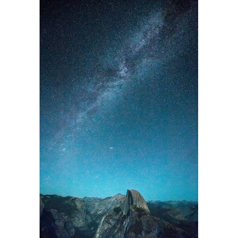 «Night Sky With Milky Way» par Bluejayp Photo - Photographie de toile tendue, H 18 po x l 12 po