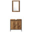 Bathroom Furniture Set With Door 3 Pcs 33 X 33 X 185.5 Cm-1293056675