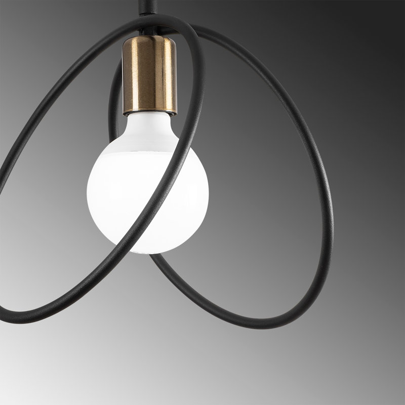 Adjustable Height Metal Body Single Pendant