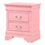 Charmante table de chevet traditionnelle rose-864174058