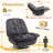 Swivel Velvet Upholstered Recliner Chair-924475989