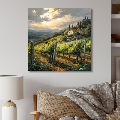 «Vineyard Charm», impression sur toile