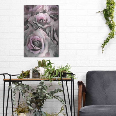 'Painted Roses' by Lori Deiter, Metal Wall Art