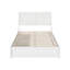 Lit plateforme en bois massif Lamayia avec pied de lit et tiroirs de rangement-832896265-832896264