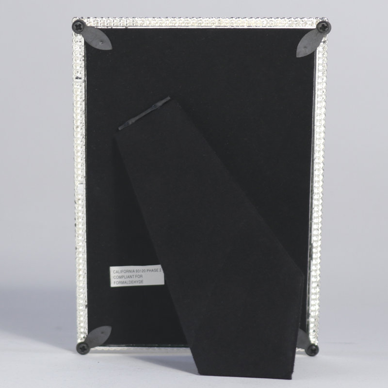 Ashtabula Silver Metal Beaded Picture Frame, 4" x 6"