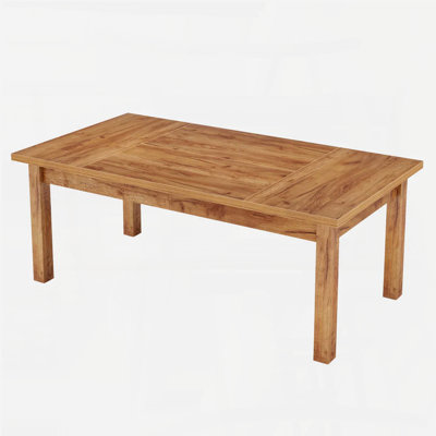 Large Farmhouse Dining Table with Walnut Finish (Seats 6-8)