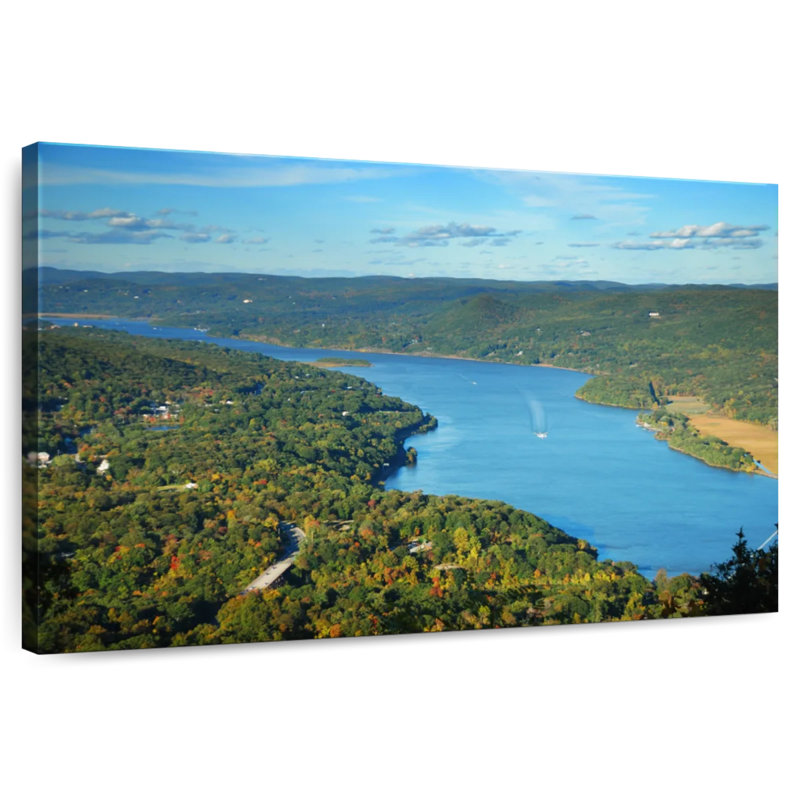 Alvord Hudson River d'en haut, H 20 po x l 30 po