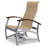 Askar Swivel Powder Coated Aluminum Outdoor Lounge Chair-20102242-20102243-20102234