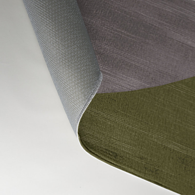 Tapis intérieur et extérieur gris Watercolor, Rectangle 5 pi x 7 pi