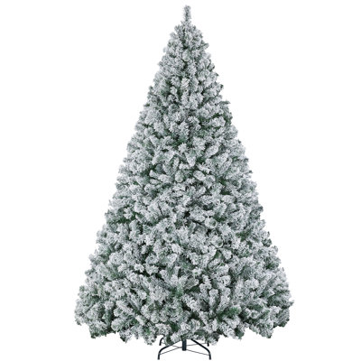 Jaleana Easy Set-Up Lighted Artificial Spruce Christmas Tree - Stand Included