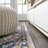 Kirman Bohemian Medallion Light Gray/Blue/Orange Rug-122101943
