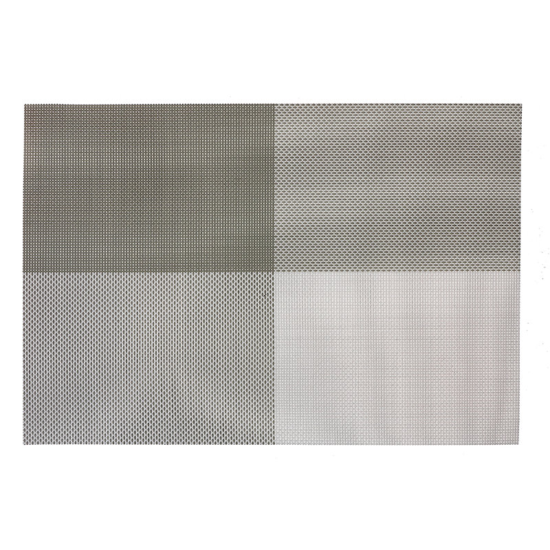Napperon en vinyle rouge Tempo - ensemble de 12, Taupe