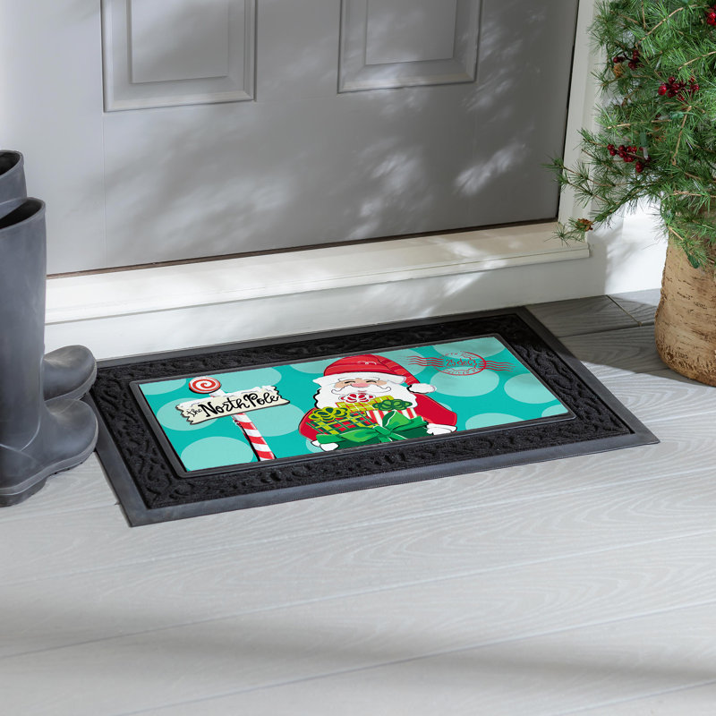 Tapis de bienvenue North Pole Welcome Sassafras