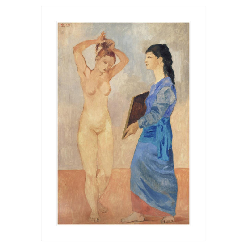«La Toilette» par Pablo Picasso, impression giclée sur cadre, H 41,5 po x l 29,66 po