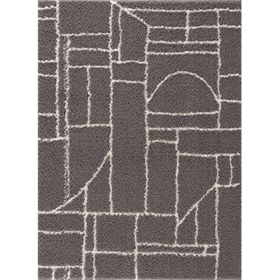 Kaern Abstract Gray Area Rug