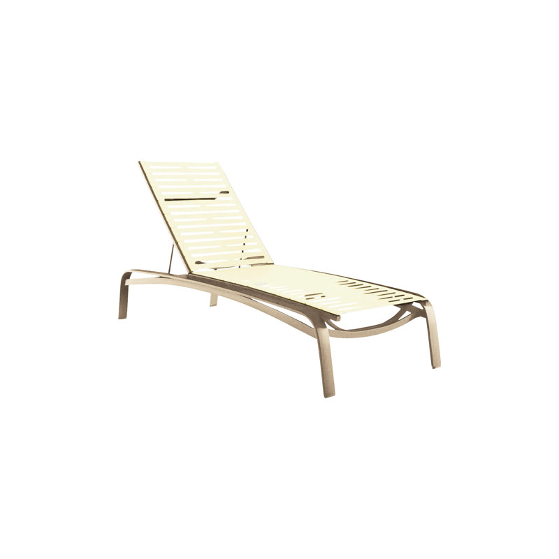Laguna Beach Outdoor Chaise Lounge, Parchment, Sonora