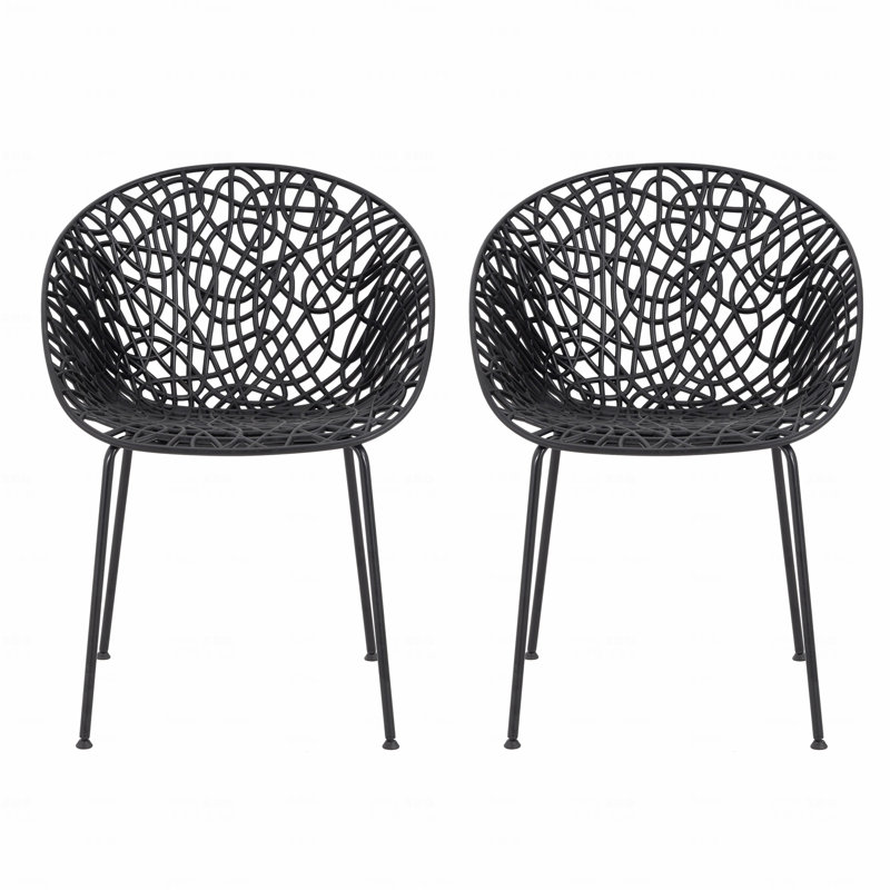 Latitude Run® Set Of 2 Outdoor Patio Dining Chair - Wayfair Canada