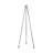 Modern 59 Inch Tall Metal Floor Lamp With Stabilizing Legs And Easy-Clean Fabric Shade,  For Contemporary Interiors-2097401228