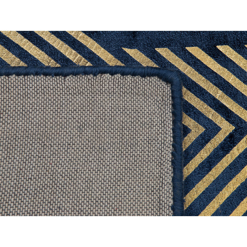 Lavaca Geometric Viscose Hand Woven Area Rug, Rectangle 140 x 200cm