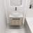 Modern Design Float Bathroom Vanity With Ceramic Basin Set-1387477196