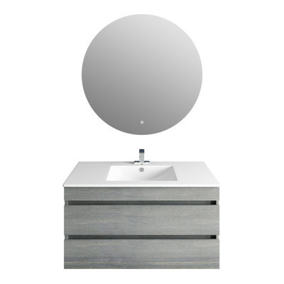 Ensemble de meuble-lavabo simple 32 po avec miroir