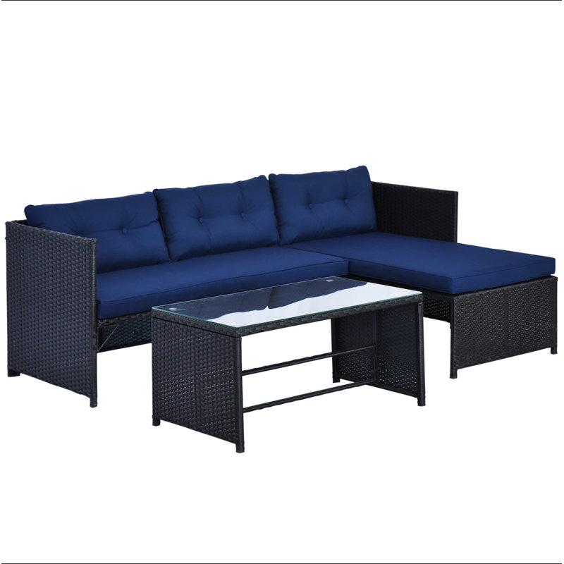Ensemble de canapé d'extérieur Loveseat