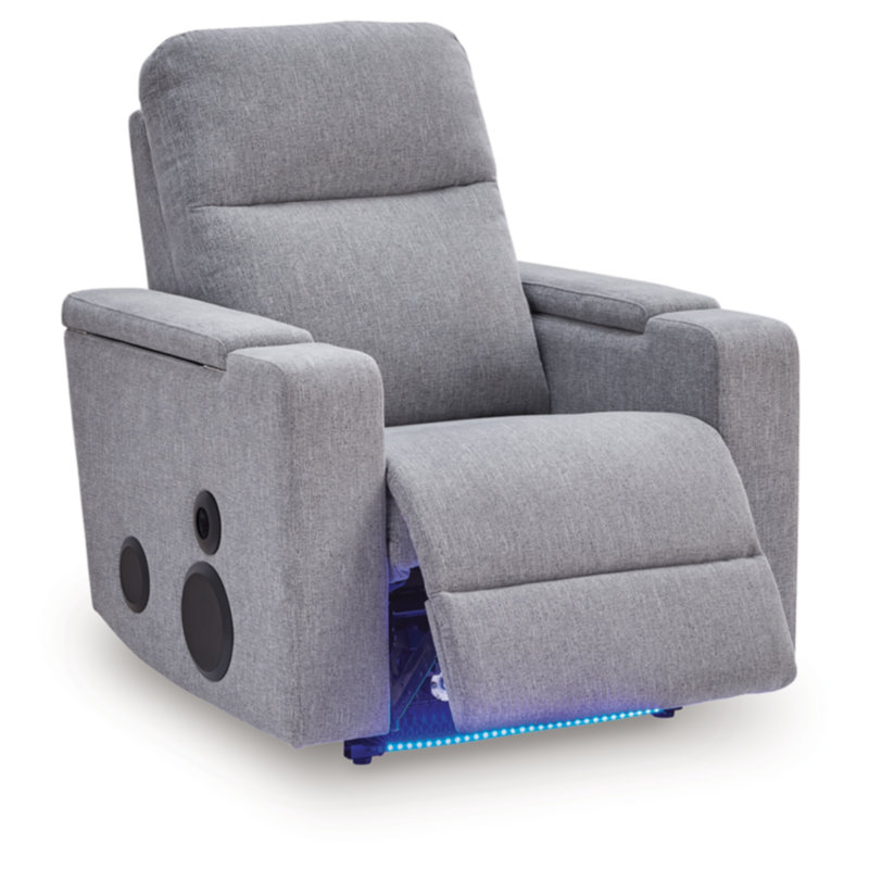 Vassalboro Power Glider Recliner With Audio System