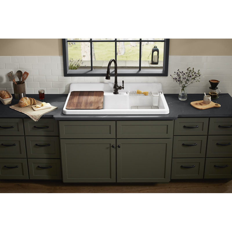 Artifacts® Pull Down Single Handle Kitchen Faucet, Oil-Rubbed Bronze