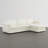 Elysion 122" W Modern 4-Piece Upholstered Modular Sectional Sofa With Ottoman-177551157