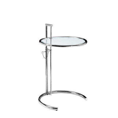 Glowacki Steel Top End Table