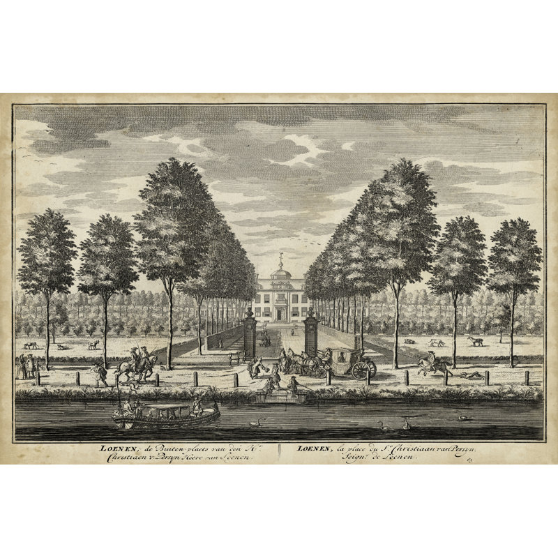Views Of Amsterdam VIII by Nicolaus Visher - Wrapped Canvas Art Prints, 61cm H x 91cm W x 3.8cm D
