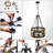 Markiya 5 - Light Dimmable Chandelier
