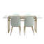 Metal Base Dining Table