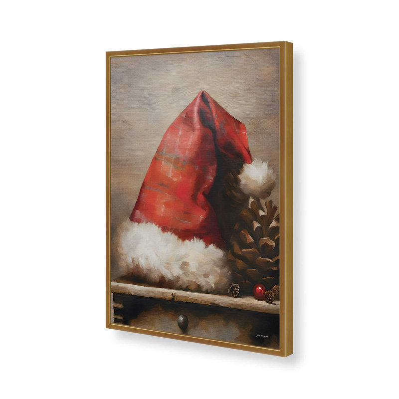 «Spare Hat» par Jo Moulton, reproduction d'art sur toile, H 17,5 po x l 13,5 po, Papier avec cadre ouvert sans passe-partout