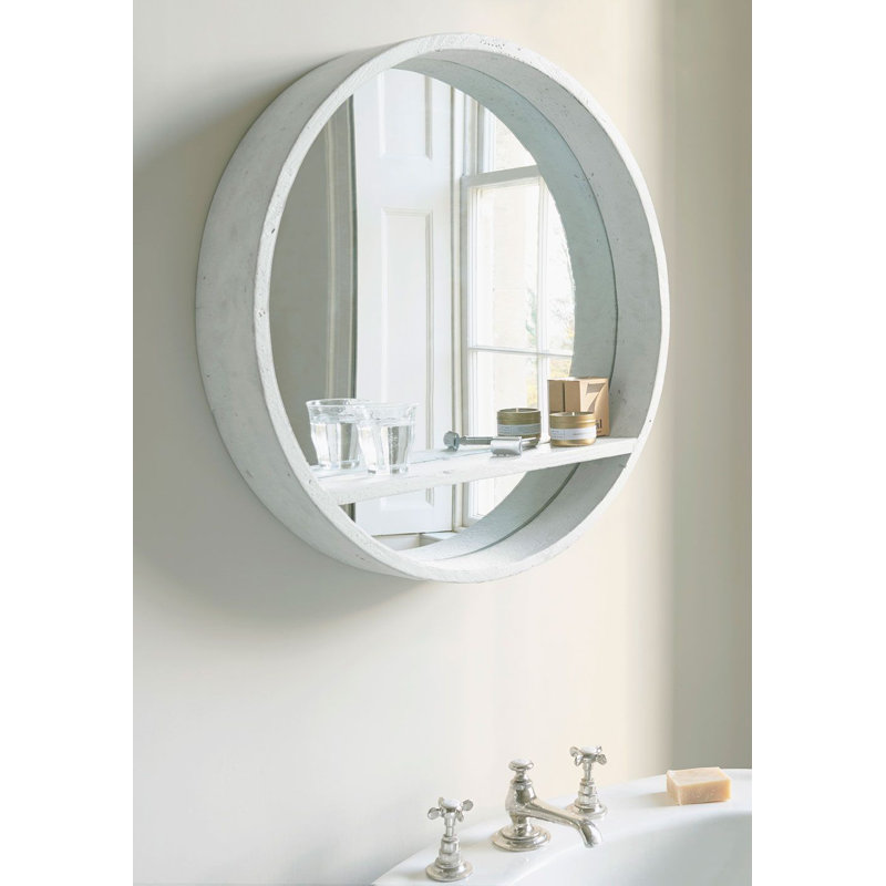 Govea Concave Mirror with Shelves