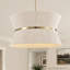 Lustre tambour 8 lumières à intensité variable-130899934