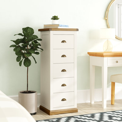 45 cm W Chest of 5 Drawers