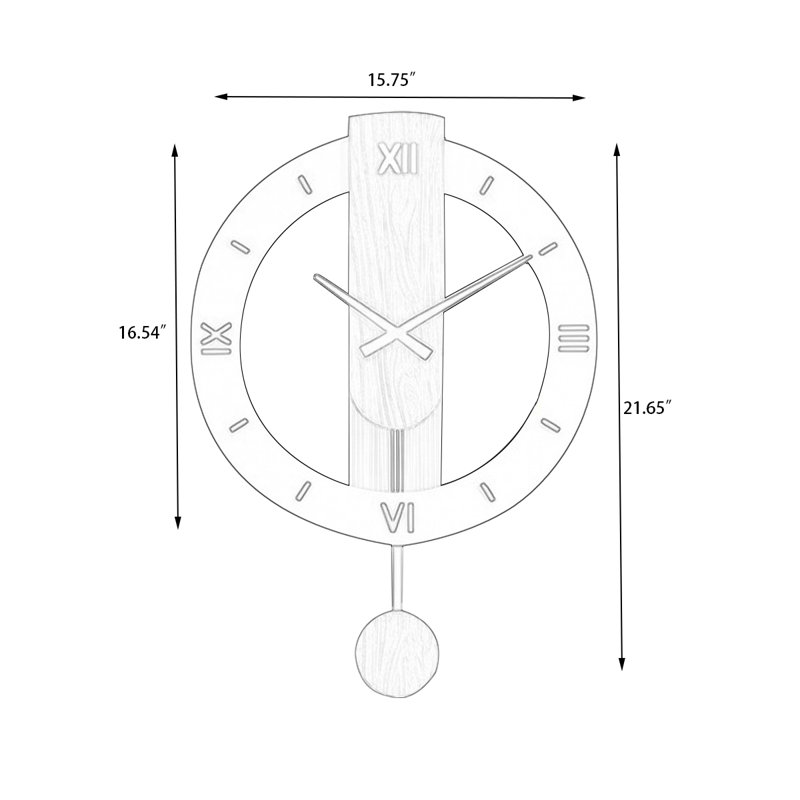 Horloges murales analogiques rondes blanches, A
