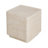 Outdoor Patio MGO Side Table, Beige Travertine Finish, 1 Piece
