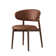 Oleandro Upholstered Chair with Metal Base