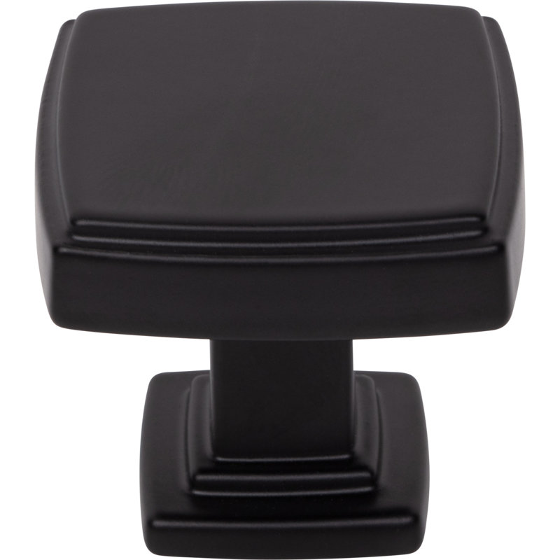 Square Knob, Matte Black