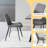 Johnmichael 47.2"L Modern Kitchen Dining Table wth 32"H Dining Chair(Table 4Chairs)-1015673437