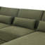 Canapé modulaire à assise profonde 120 po et 61 po avec méridienne réversible Modern