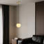 Luminaire suspendu en pierre de marbre Mid Century Modern