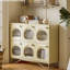 Buffet moderne en bois fabriqué beige