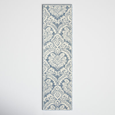 Tansy Blue Ivory Hand-Tufted Wool Rug