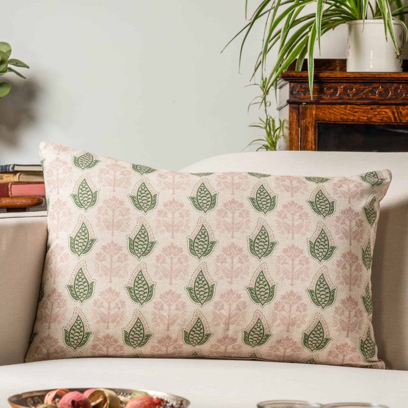 Floral Cushion, 58x38cm, Cover only