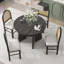 Ensemble de salle à manger 5 pièces, 1 table extensible avec une rallonge de 16 pouces-1428084632-1435783263