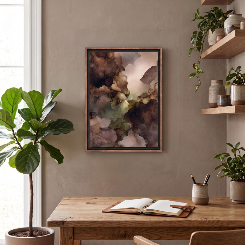 In the Shadow of Leaves, 22" H x 29" W
