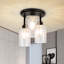 Plafonnier semi-encastré 3 lumières 9,64 po Cheneyville